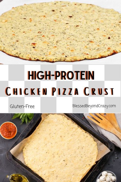 Low Carb Gluten Free Pizza Crust, Chicken Parmesan Crust Pizza, Protein Pizza Toppings, Alternative Pizza Crust, Low Carb High Protein Pizza Crust, No Flour Pizza Crust, Chicken Cottage Cheese Pizza Crust, Chicken Parm Pizza Crust, Macro Friendly Pizza Crust