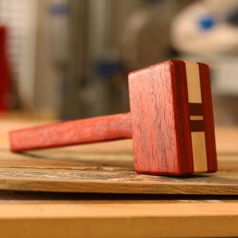 wooden mallet is an essential tool in any woodshop and is something that I use almost every ... Wood Mallet Plans, How To Make A Whistle Out Of Wood, Wooden Mallet Plans, Diy Wooden Mallet Plans, Diy Wood Mallet, Diy Wooden Mallet, Wood Mallet Handmade, Joiners Mallet, Using A Router Table