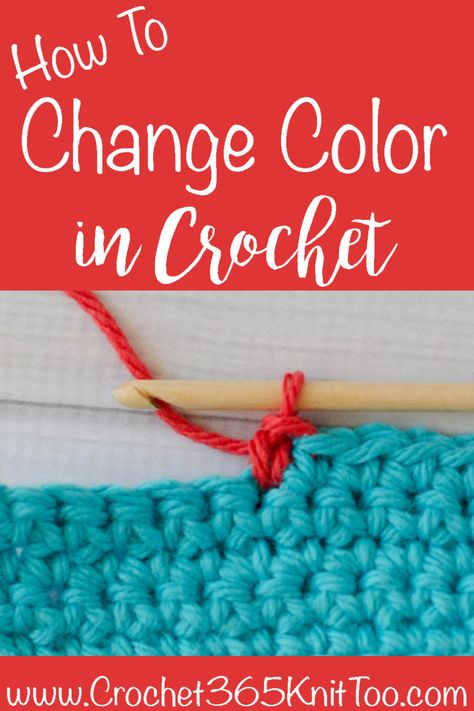 How to change color in crochet #howtocrochet #crochetcolor How To Join Different Color Yarn In Crochet, Changing Yarn In Crochet, How To Join Colors In Crochet, Crochet Different Colors, Change Yarn Color Crochet, How Much Yarn For Crochet Blanket, How To Change Colors When Crocheting, Crochet How To Change Colors, How To Change Yarn Color When Crocheting