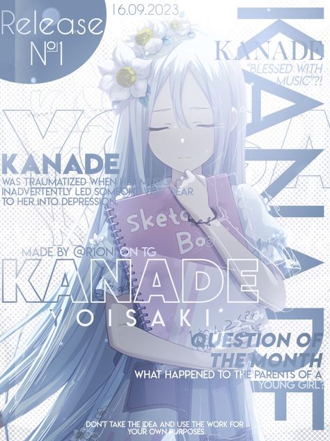 Pjsk Poster, Project Sekai Poster, Yoisaki Kanade, Kanade Yoisaki, Japanese Poster Design, Anime Cover Photo, Colorful Stage, Japanese Poster, Cute Poster