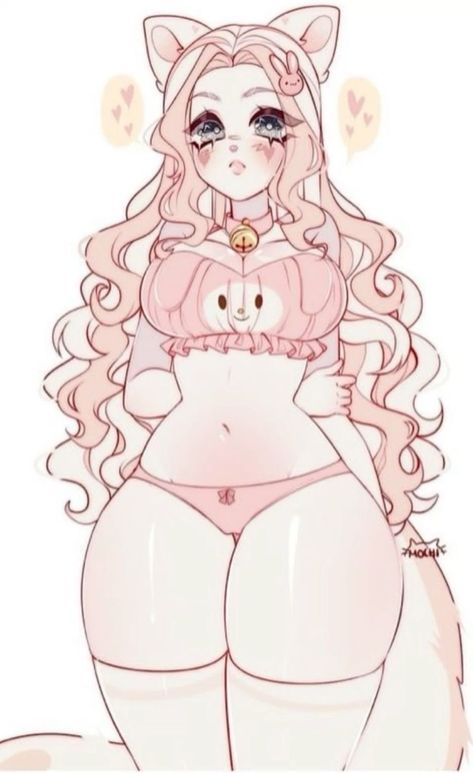 Big Art Ideas, Women Art Drawing, Thick Character Art, Panty And Stocking Anime, Chest Hair, Cute Profile Pictures, Cute Art Styles, Womens Casual, Cute Anime Pics