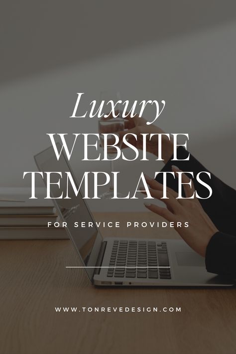 Luxury Website, Wix Website Design, Wix Website Templates, Wix Templates, Luxury Services, Wix Website, Custom Website Design, Ideal Client, Web Template Design