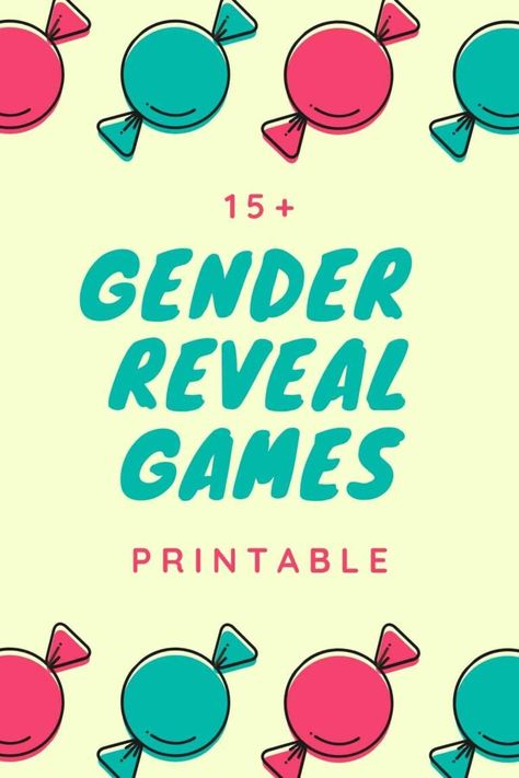 15+ Best Gender Reveal Games Printable - Fun Party Pop Best Gender Reveal, Flower Party Themes, Gender Reveal Party Games, Gender Reveal Games, Gender Reveal Party Theme, Gender Reveal Themes, Paper Party Decorations, Girl Gender Reveal, Having A Baby Boy