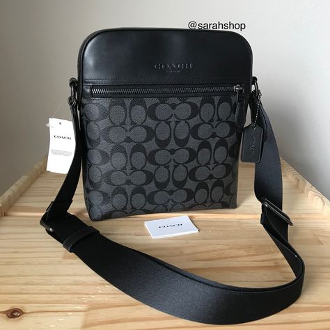 Men Coach Bag, Coach Crossbody Bag Men, Coach Bag For Men, Men’s Crossbody Bag, Bags For Guys, Bag Outfit Men, Ethan Core, Coach Bag Men, Louis Vuitton Duffle Bag