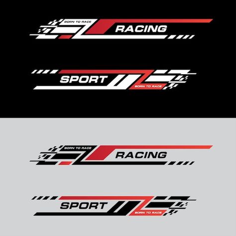 Racing Design Graphic, Logo Racing Design, Race Car Livery Ideas, Race Car Livery Design, Car Racing Stripes Design, Car Sticker Ideas, Car Stripes, Typography Shirt Design, Bird Logo Design