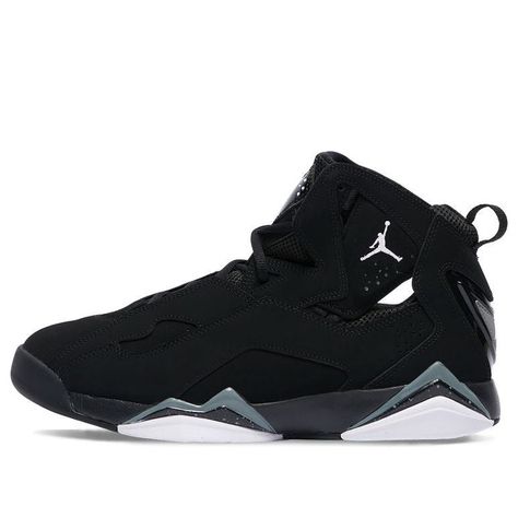 Nike Jordan True Flight ' Cool Grey' White/Black-Cool Grey Basketball Shoes/Sneakers Flight Shoes, Jordan True Flight, Jordan Retro 7, Jordan Basketball Shoes, Black Jordans, Red Wolf, Jordan 7, Outdoor Men, Athletic Fashion