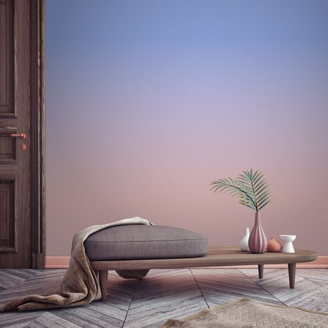 Ombré Wallpaper Collection By Murals Wallpaper — Heart Home Ombre Painted Walls, Wall Painting Techniques, Ombre Wall, Ombre Wallpapers, Painted Walls, Wall Paint Designs, Amazing Decor, Wall Paint Colors, Small Hallways