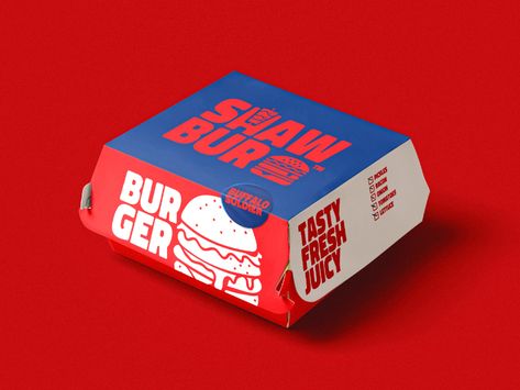 Shawarma Logo Design, Shawarma Restaurant, Foodtrucks Ideas, Burger Packaging, Chicken Brands, Sandwich Packaging, Burger Box, Food Box Packaging, Packaging Label Design