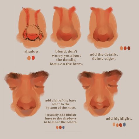 Nose Reference, How To Render, Art Hacks, Drawing Things, Art Advice, Nose Drawing, Art Help, Digital Art Beginner, Art Resources