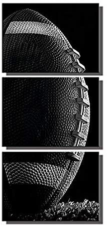 Football Theme Bedroom, Black Canvas Painting, Sports Room Boys, Boys Room Wall Decor, Football Bedroom, Boy Room Wall Decor, Gym Wall Art, Football Canvas, Hallway Wall Art