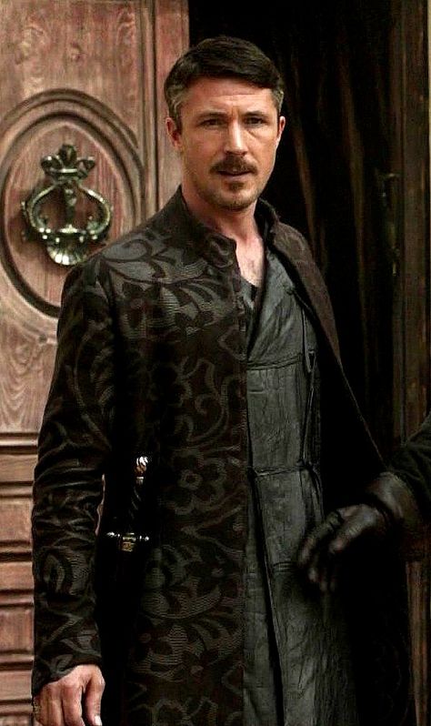 "Little Finger" or Petyr Baelish. “Money buys a man’s silence for a time. A bolt in the heart buys it forever.” -George R.R. Martin, A Storm of Swords Game Of Thrones Little Finger, Little Finger Game Of Thrones, Aiden Gillen, Lord Baelish, A Storm Of Swords, Petyr Baelish, Game Of Thrones Costumes, Game Of Thrones Series, Game Of Thrones Tv