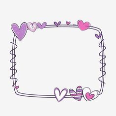 Doodle Frames, School Frame, Love Balloon, Love Frames, Bullet Journal Writing, Borders And Frames, Instagram Frame, Frame Template, Wireframe