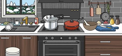 Adorable Home Game, Adorable Home Game Design Ideas, Black Kitchen Design, Kitchen 2021, Adorable Home, Adorable Homes Game, Kitchen Games, Ad Home, Home Themes