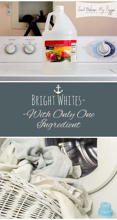 Whiten White Clothes, How To Whiten Clothes, Dingy Whites, Brighten Whites, White Laundry, White Clothes, Diy Laundry, Homemade Cleaning Products, Cleaning Recipes