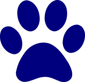 Blues Clues Paw Print, Paw Print Clip Art, Dog Psychology, Clue Party, Blue’s Clues, Calm Dogs, Aggressive Dog, Blues Clues, Related Images