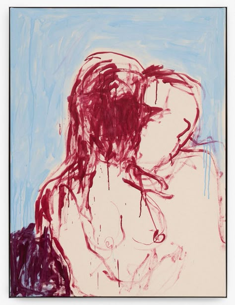 Tracy Emin Drawings, Abstract Painting Of Love, Art With Emotion, Tracy Emin Art, Contemporary Art Abstract, Paper On Canvas Art, Raw Canvas Painting, Abstract Love Painting, Tracey Emin Art