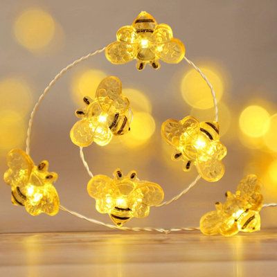 Fairy Lights, Honey, Bee Icon, Small Bees, Courtyard Garden, Gracie Oaks, Honey Bee, Battery Operated, String Lights