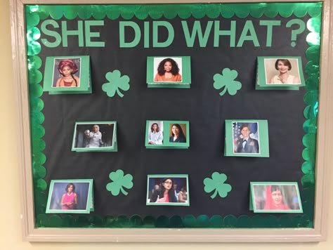 Women's History bulletin board March Bulletin Board St. Patrick's Day 8 March Ideas, Woman’s History Month Bulletin Board, 8 March Women's Day Ideas For Kids, Womens History Month Bulletin Board, Women's History Month Bulletin Board, Womens History Month Bulletin Board Ra, Women’s History Month Bulletin Board, March Bulletin Board Ideas, Woman's Month