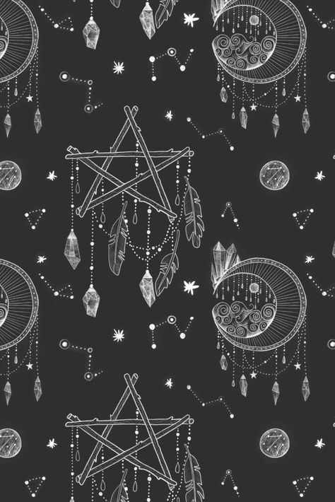 Wicca Background, Nature Witch Aesthetic, Witchy Wallpapers, Wiccan Wallpaper, Plant Witch, Cosmic Witch, Macbook Pro Wallpaper, Witch Wallpaper, Clay Patterns