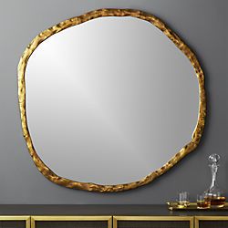 Abel Round Mirror 48" Oversized Round Mirror, Statement Mirror, Large Round Mirror, Mantel Mirrors, Gold Mirror Wall, Modern Wall Mirror, Modern Mirror Wall, Unique Mirrors, Brass Mirror