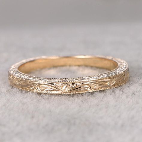 Antique Wedding Bands, Infinity Ring Wedding, Plain Gold Ring, Love Knot Ring, Antique Wedding Rings, Antique Wedding, Rose Gold Engagement, Gold Filigree, Gold Wedding Rings