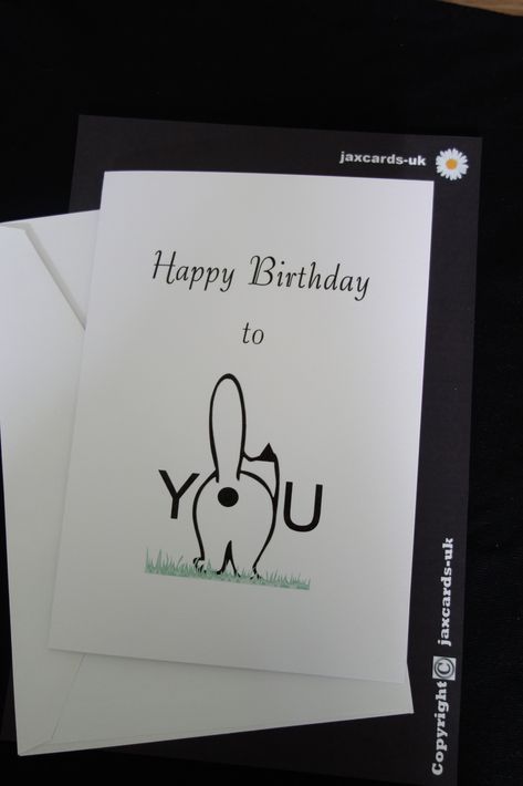 Creative Birthday Cards, Rude Birthday Cards, Birthday Card Drawing, Funny Rude, Birthday Card Craft, Bday Cards, Birthday Cards For Friends, Card Drawing, 수채화 그림