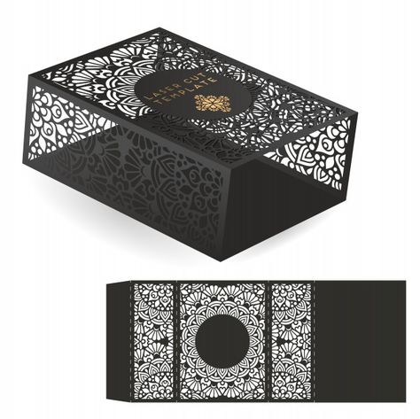 Box Pattern Design, Abstract Box Design, Laser Cut Box Design, Box Graphic Design, Scandinavian Graphic, Ballerina Box, Packing Box Design, Wedding Ring Vector, Box Design Templates