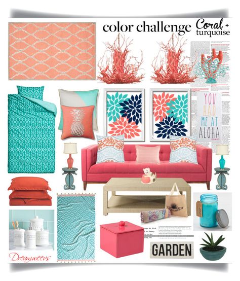 Beach Townhouse, Coral Living Rooms, Teal Living Room Decor, Coral Bedroom, Teal Interiors, Coral Wall Art, Bedroom Turquoise, Coastal Decorating Living Room, Teal Bedroom