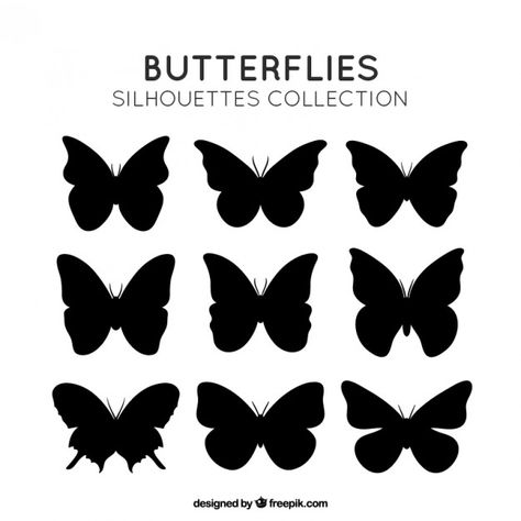 Logo Papillon, Aesthetic Silhouette, Vogel Silhouette, Animal Butterfly, Butterfly Silhouette, Butterfly Clipart, Silhouette Images, Seni Cat Air, Free Clipart