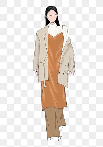 Estilo Hijab, Fashion Illustrations, Designs To Draw, Fashion Illustration, Trench Coat, Illustrations, Interior Design, Drawings, Clothes For Women