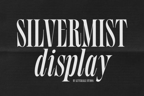 Silvermist is made to express things in a masculine and assertive way. With high letters, it makes it have a more dominant impression. Silvermist is perfect for display purposes such as editorial projects, Logo design, Music Album, Clothing Branding, product packaging, magazine headers, or simply as a stylish text overlay to any background image. Silvermist […] Get your free download of the Silvermist Font now at FreeFontDL - Free Font Download! Logo Design Music, Masculine Font, Free Font Download, Classic Branding, Stylish Text, Text Overlay, Serif Typeface, Font Names, Font Generator