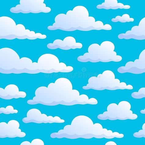 Illustration about Seamless background clouds on sky - eps10 vector illustration. Illustration of natural, meteorology, formation - 38779104 Clouds Icon, Cloud Icon, Cartoon Clouds, Cloud Vector, Free Cartoons, White Clouds, Seamless Background, Stock Photography Free, Vector Stock