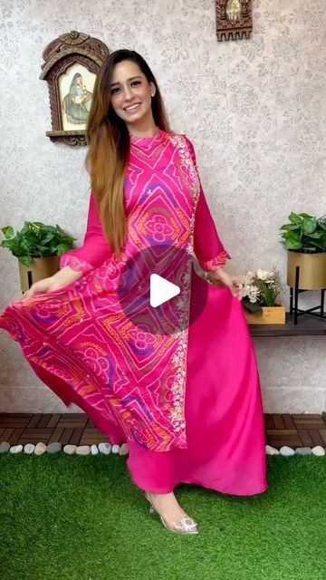 Pure Silk Kurti Designs, Bandani Blouse Models, One Piece Traditional Gown Indian, Gowns Made From Saree, Silk Kurti Designs Latest Party Wear, Silk Bandhani Dress Pattern, Bandini Dress Designs, New Latest Designer Dresses, Latest Dress Designs Fashion Designers