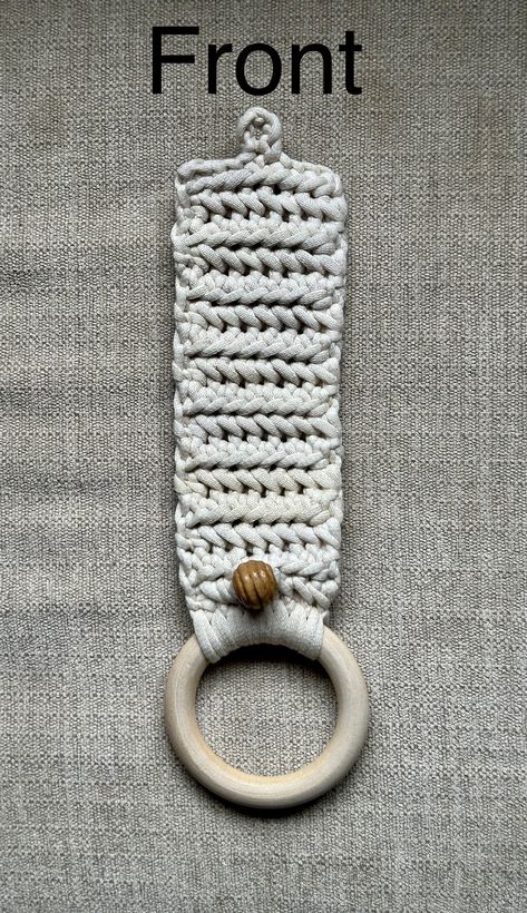 10 Minute Towel Ring | No Sew Crochet Towel Set — Day's Crochet & Knit Crochet Paper Towel Holder, Crocheted Towel Holders Free Pattern, Crochet Towel Rings, Crochet Towel Holder With Wooden Ring, Crochet Hand Towel Holder, Crochet Tea Towel Holder, Crochet Towel Ring Holder Free Pattern, Diy Gifts Crochet, Crochet Dish Towel Holder