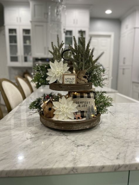 Winter table decorations