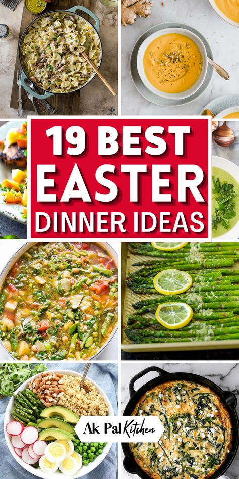 Looking for some delicious Easter dinner ideas? From Spring Vegetables to turkey recipes, we've got you covered. Create a memorable Easter meal with our mouthwatering Easter dinner recipes, including flavorful side dishes and delectable appetizers that will impress your guests. And if you're planning a festive Easter dinner menu, we've got plenty of ideas for that too! Get inspired and make this Easter a celebration to remember with our amazing collection of Easter dinner ideas! Easter Turkey Recipes, Easter Potluck Recipes, Easter Recipes Vegetables, Easter Crockpot Recipes, Best Easter Dinner, Easter Casserole, Easter Vegetables, Easter Main Dishes, Spring Dinner Recipes