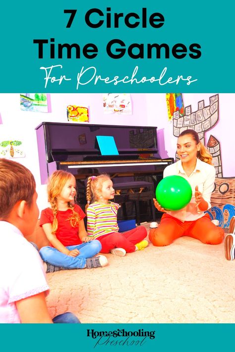 7 Circle Time Games for Preschoolers Large Group Prek Activities, Preschool Filler Activities, Circle Time Math Games Preschool, Circle Time For Preschoolers Ideas, Games For Circle Time, Preschool Whole Group Games, Games For Circle Time Preschool, Preschool Group Time Ideas, Fun Circle Time Games