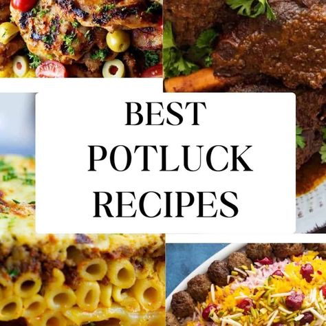 Looking for the best potluck ideas? I've got you covered. These potluck recipes are great because you can make them ahead of time and they are easy to prepare. From pasta and rice dishes to salads, we've got delicious and easy potluck ideas that everyone will love. Church Potluck Recipes, Potluck Appetizers, Easy Potluck Recipes, Easy Potluck, Potluck Ideas, Potluck Dinner, Potluck Dishes, Pot Luck, Cooking For A Crowd