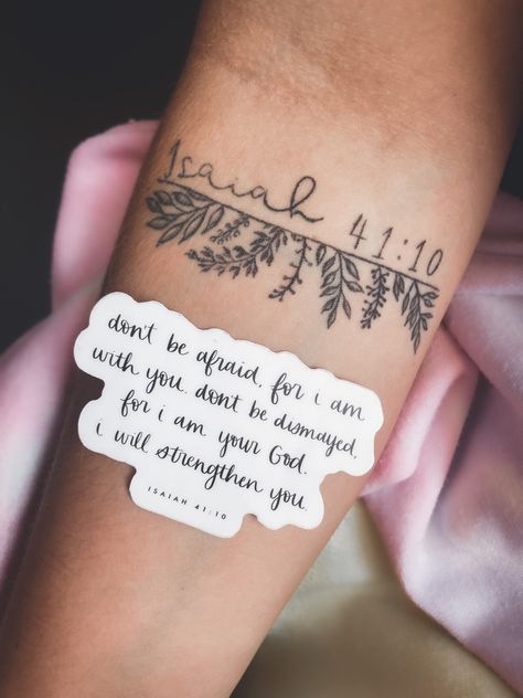 Scripture Verse Tattoo, Where There's A Will There's A Way Tattoo, Brca1 Tattoo, Meaningful Script Tattoos, Matthew 19 6 Marriage Tattoo, Genesis 50:20 Tattoo, Fallen Officer Tattoo, Do Not Fear Tattoo, Jireh Tattoo Ideas