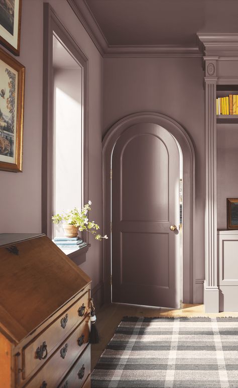 Benjamin Moore Just Revealed Its Color of the Year 2025—and It’s a Soothing, Velvety Hue You’ll Want to Curl Into Best Interior Paint Colors 2020, North Facing Paint Colors, 2025 Color Of The Year, Cinnamon Slate, Popular Wall Colors, Paint Pallets, Building Inspiration, Trending Paint Colors, Popular Paint Colors