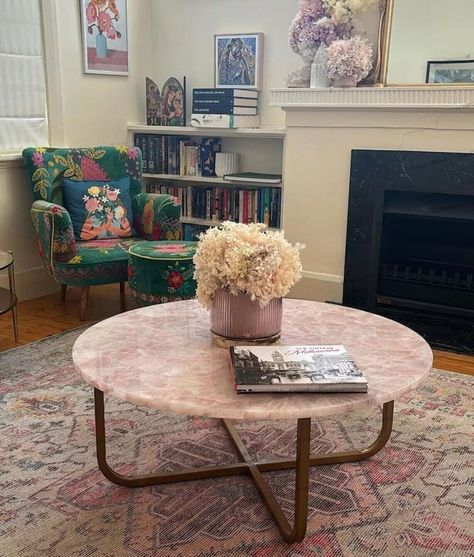 Rose Quartz Stone Center Sofa Coffee Table Top Crystal Healing Gemstone Office Meeting Desk, Center Table Living Room, Luxury Living Room Decor, Coffee Table Top, Agate Table, Conference Meeting, Luxury Furniture Living Room, Stone Coffee Table, Rose Quartz Stone