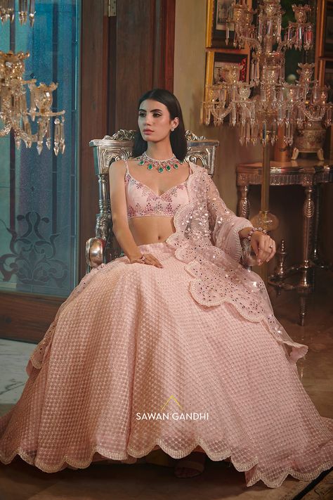 Blush pink checkered lehenga Blush Pink Lehenga, Pink Checkered, Pink Lehenga, Color Blush, Checkered Pattern, Free Giveaway, Lehenga, Blush Pink, Ball Gowns