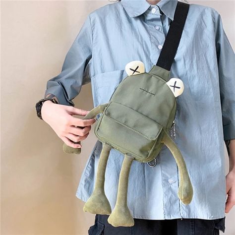 Just found this amazing item on AliExpress. Check it out! $16.92 | Girl Bag Tide Cartoon Cute Frog Crossbody Bags Casual Messenger Bag Chest Unisex Shoulder Women Wholesale Bolsa Cartoon Frog, Cute Crossbody Bags, Frog Design, Novelty Bags, Bag Ideas, Crossbody Bag Women, Wholesale Bags, Cute Frogs, Waist Bags