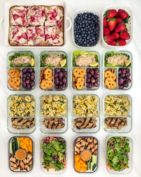 Meal Prep – Week of June 25th, 2023 Oatmeal Dinner, Salad Meal Prep, Fitness Pal, Weekly Meal Plan, Easy Healthy Meal Prep, My Fitness Pal, My Fitness, Meal Prep Containers, Easy Meal Prep