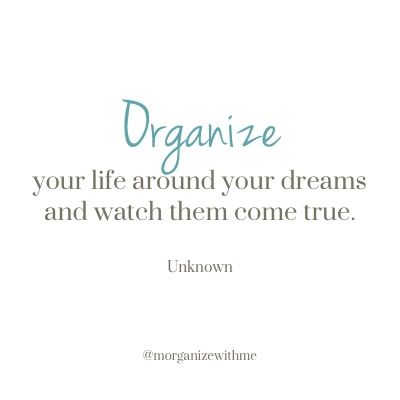 Setting goals is one of the best things you can do for yourself! Organisation Quotes Motivation, Organize Quotes Motivation, Get Organized Quotes, Organized Quotes Motivation, Quotes On Organization, Being Organized Quotes, Home Organization Quotes, Organization Quotes Inspiration, Achieving Goals Quote Motivation