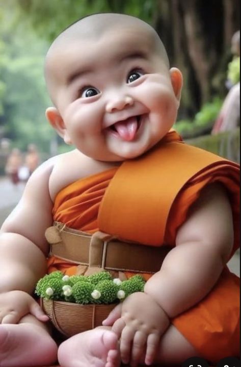 Animiertes Gif, Baby Buddha, Little Buddha, Wallpaper Photo Gallery, Cartoon Character Pictures, Photo To Cartoon, Funny Emoji, 웃긴 사진, Bloopers