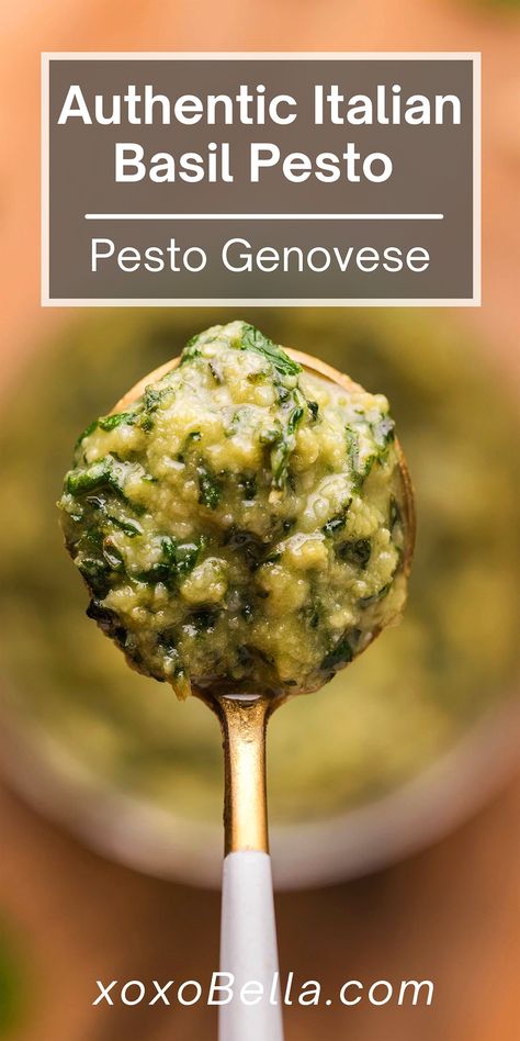 Genovese Sauce Recipe, Simple Pesto Recipe, Pesto Genovese Recipe, Canning Pesto, Basil Pesto Recipe, Pesto Sauce Recipe, Homemade Pesto Recipe, Pesto Sauce For Pasta, Creamy Pesto Sauce