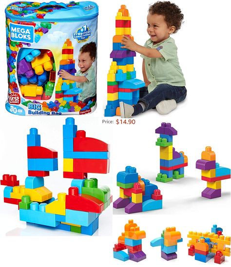 Mega Bloks Building Ideas, Mega Blocks Building Ideas, Mega Blocks Ideas, Building Blocks Ideas, Baby Building Blocks, Mega Blocks, Lego Building Blocks, Big Building, Lego Blocks