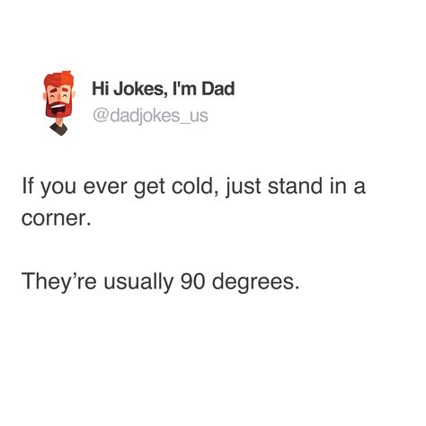 𝗟𝗶𝗸𝗲 & 𝗧𝗮𝗴 a friend to share a smile.⁠ • • •⁠ 𝗙𝗼𝗹𝗹𝗼𝘄 @dadjokes_us • • •⁠ #dadjoke #dadjokes Stupidly Funny Jokes, Hilarious Jokes Laughing So Hard To Tell, Really Funny Jokes To Tell, Bad Jokes That Are Funny, Actually Funny Jokes, Jokes To Tell Friends, Funny Jokes To Tell Humor Friends, Dad Jokes Hilarious Funny, Cringe Jokes