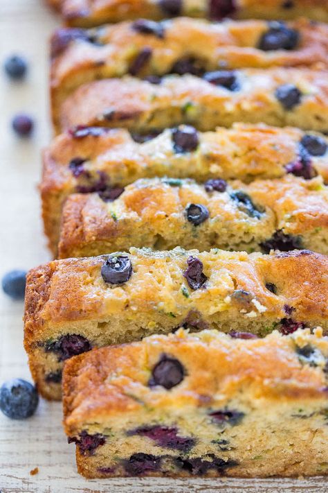 Blueberry Zucchini Bread, Blueberry Zucchini, Banana Zucchini, Zucchini Recipes Dessert, Zucchini Recipe, Blueberry Bread, Zucchini Bread Recipes, Blueberry Recipes, Banana Blueberry